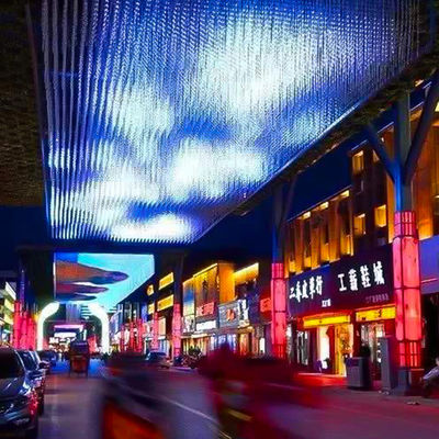 P2.6 SMD 2108 Kreatywny wyświetlacz LED, modułowy przezroczysty wyświetlacz LED na zewnątrz