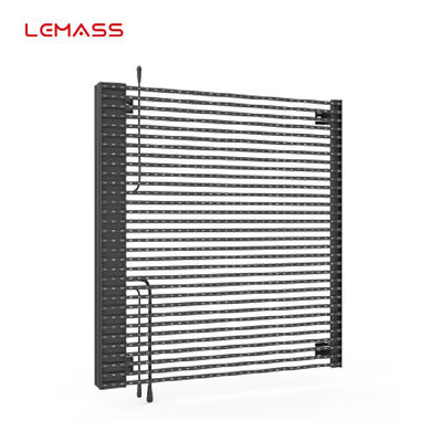 P15.6 DIP RGB Zewnętrzna witryna LED Przezroczysta jasność 7000cd / m2