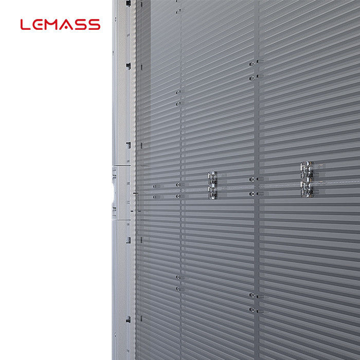 P10 szklane drzwi przezroczysty ekran LED 1000*500mm LMS-Mesh wysokiej jakości napęd PWM IC